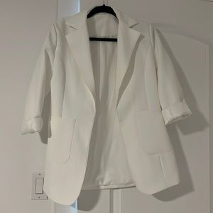 White blazer
